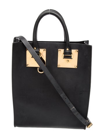 Sophie Hulme Leather Top Handle Bag