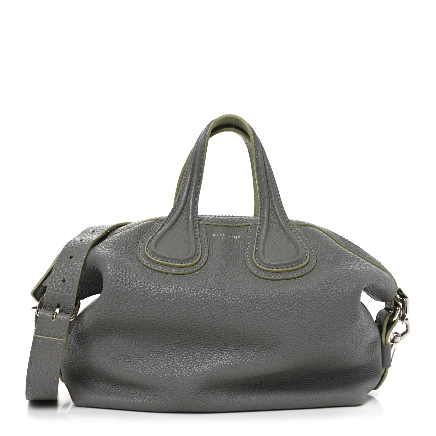 Givenchy Givenchy Pebbled Calfskin Small Nightingale Pearl Grey