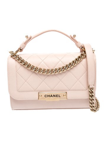 Small Label Click Flap Bag