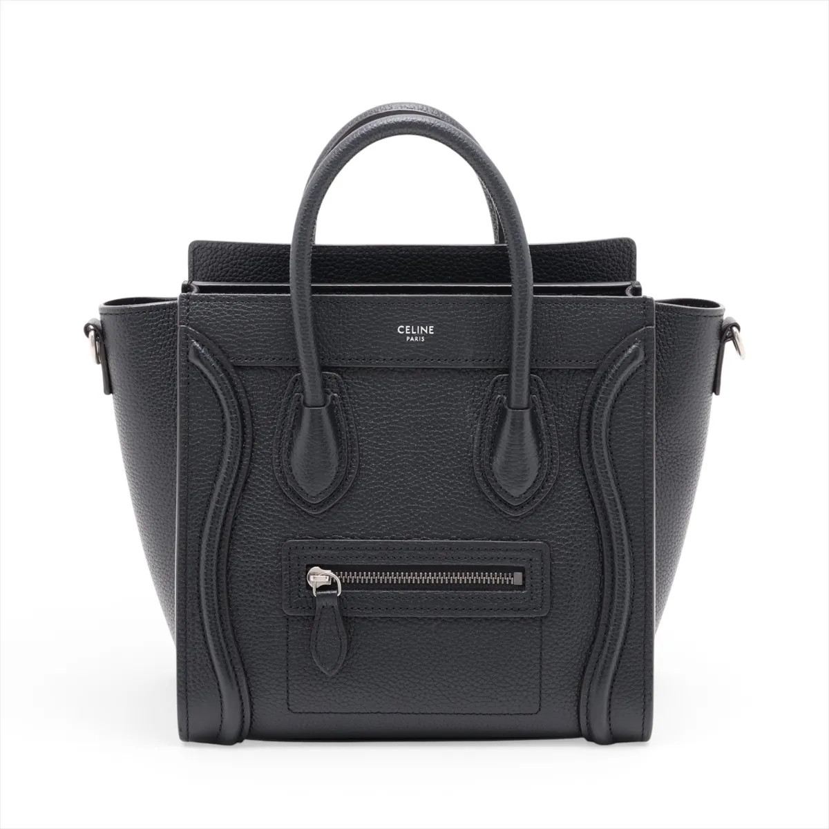 Celine Celine Luggage Nano shopper Leather 2 Way Handbag Black