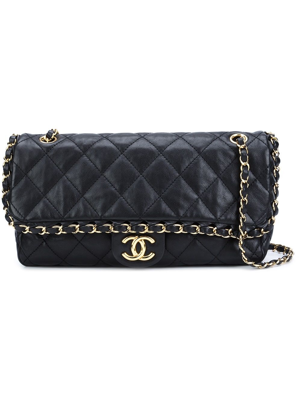 'Chain Me' flap shoulder bag 