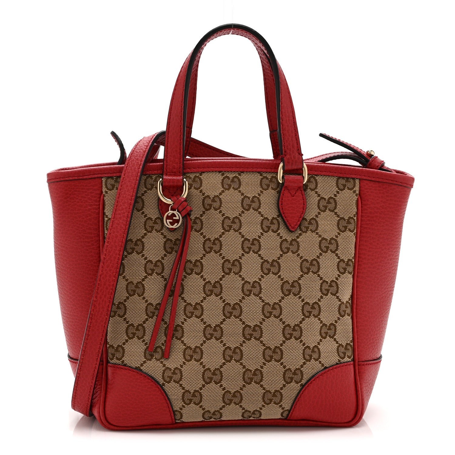 Gucci Monogram Small Bree Tote Red