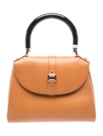 Leather Top Handle Bag