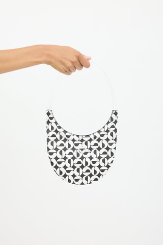 Coperni Faux Leather Monogram Ring Swipe Bag