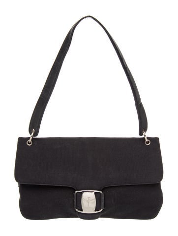 Ferragamo Canvas Shoulder Bag