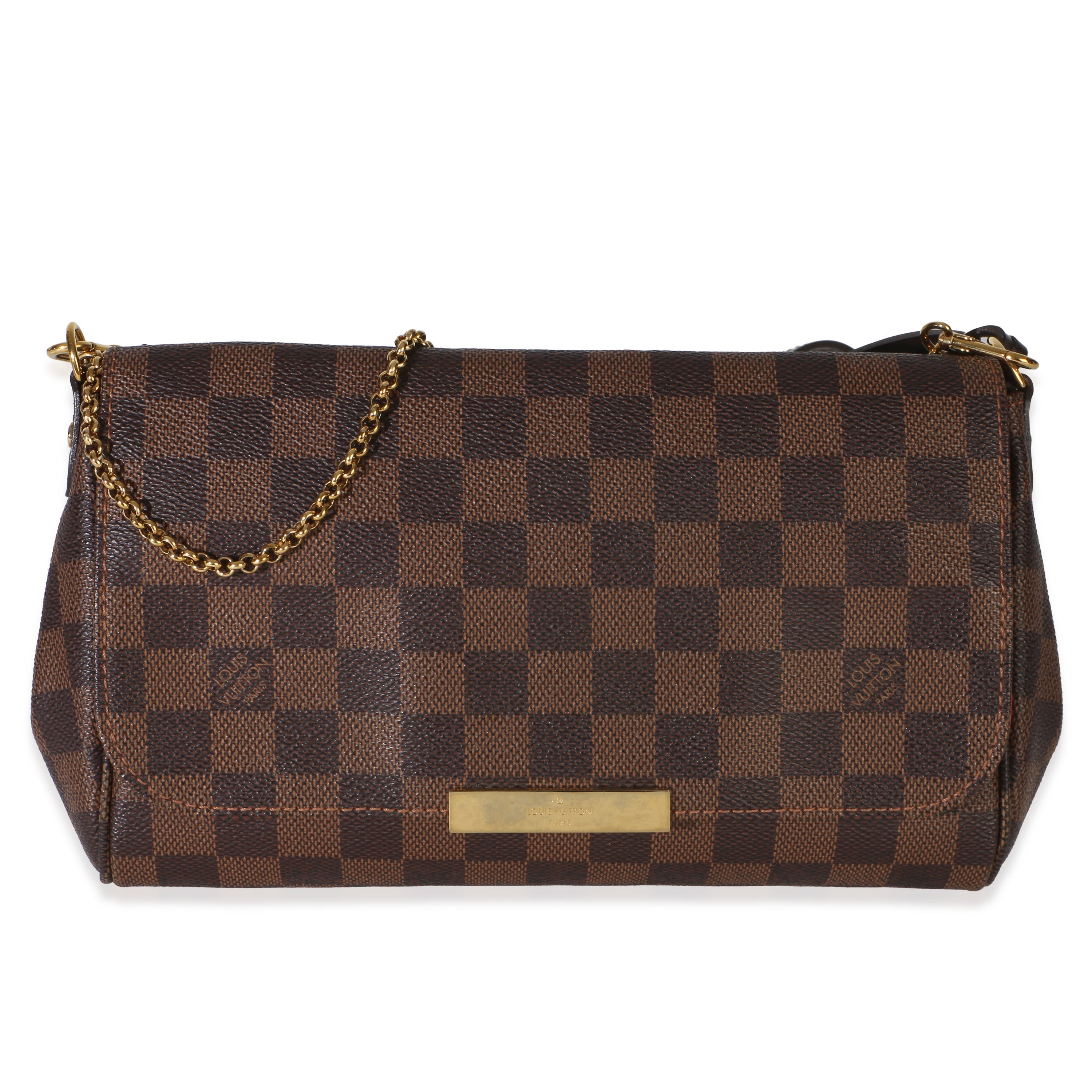 Damier Ebene Canvas Favorite MM