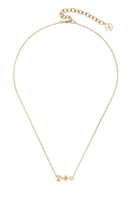 Gold & Crystal Petit Louis Necklace