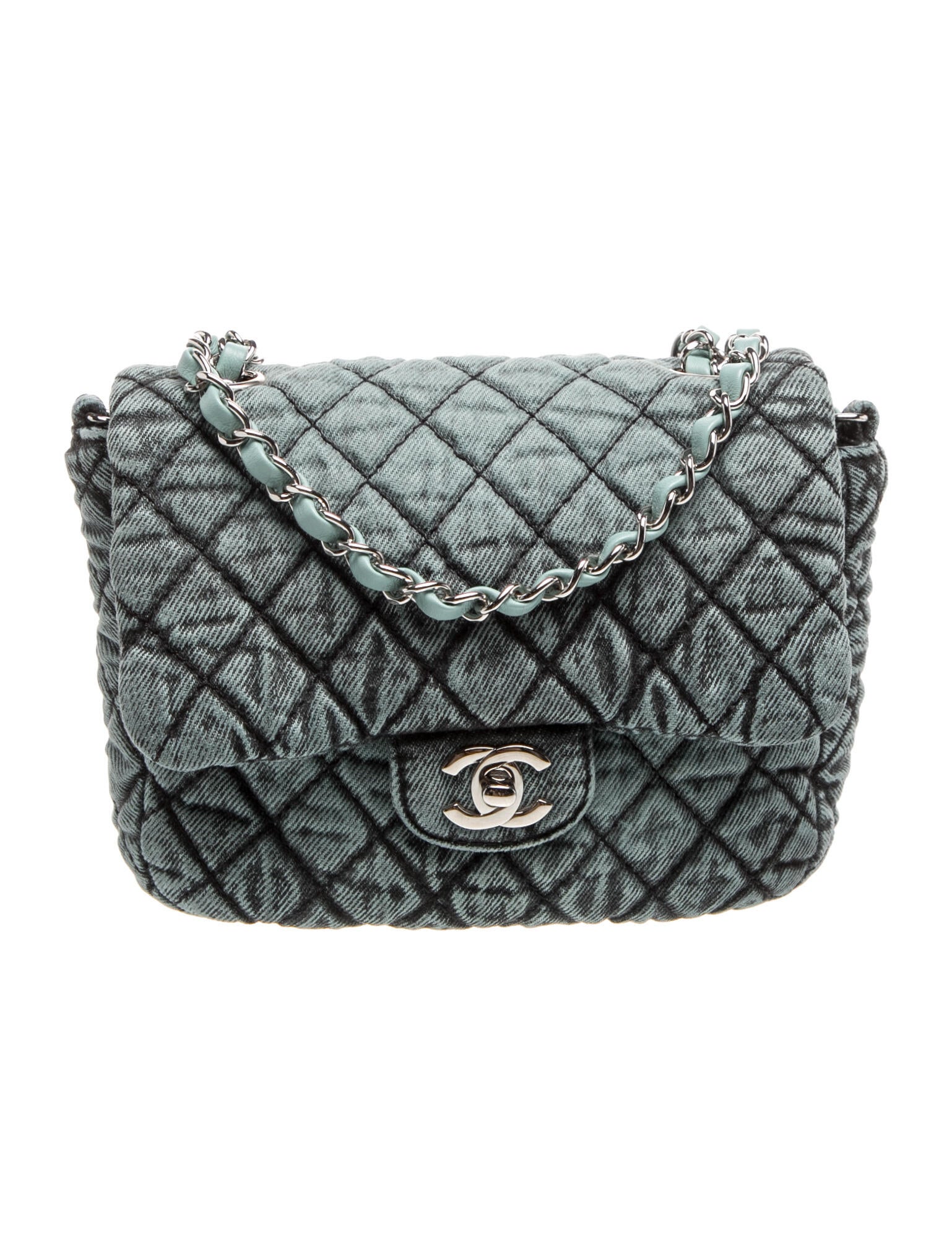 Small Denimpressions Flap Bag