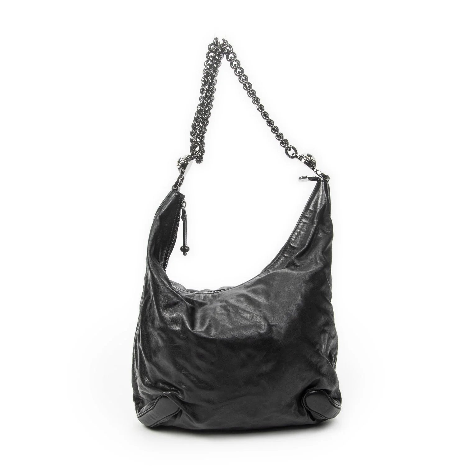 Leather Medium Galaxy Chain Hobo
