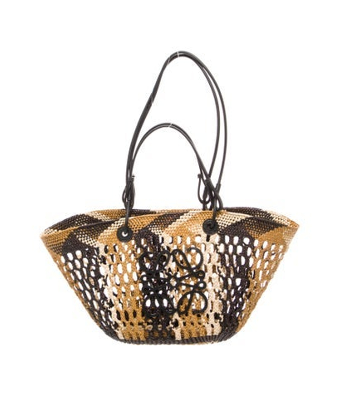 Loewe Raffia Basket Tote