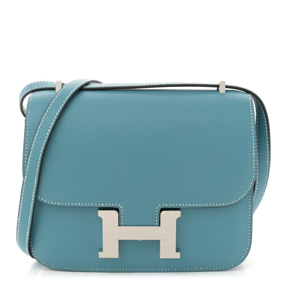 Hermes Epsom Constance 18 New Blue Jean