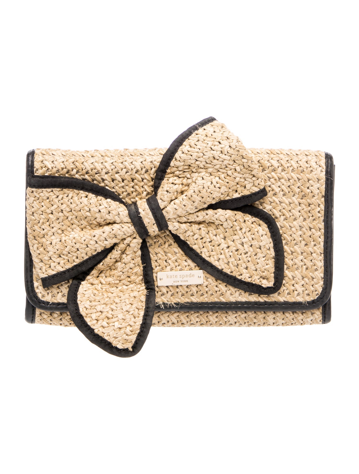 Raffia Clutch