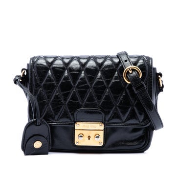 Calf Leather Vitello Shine Trapu Crossbody