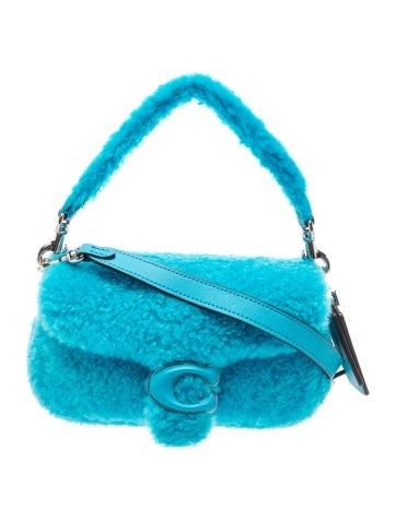 Faux Fur Top Handle Bag