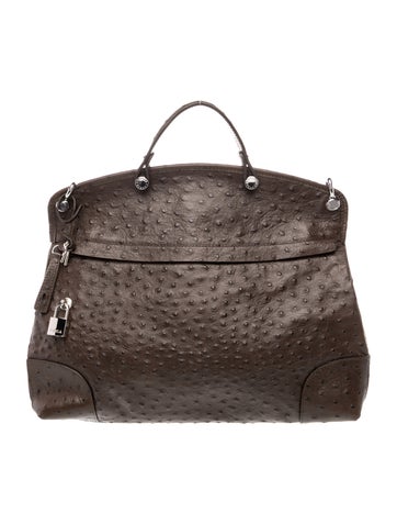 Leather Top Handle Bag