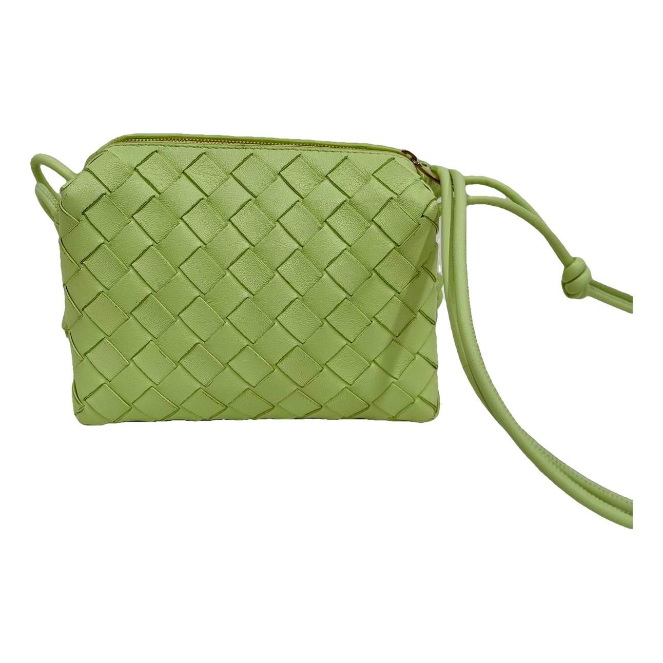 Loop leather handbag