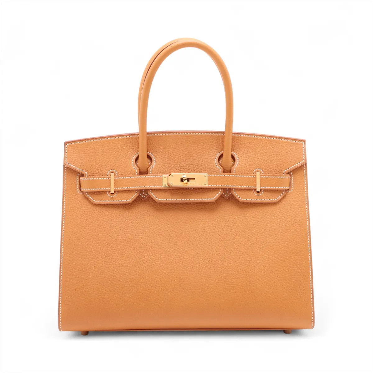 Hermès Birkin 30 Serie Natural Graine Natural sable Gold Metal Fittings