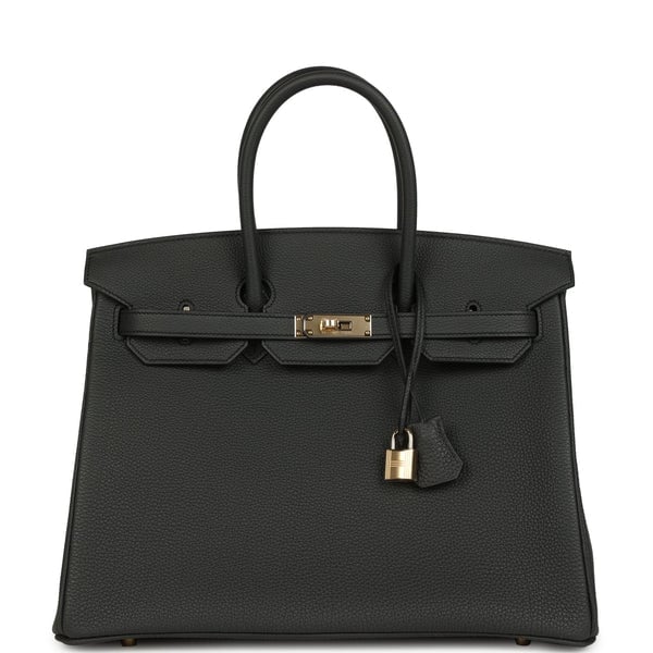 Hermes Hermes Birkin 35 Plomb Togo Permabrass Hardware