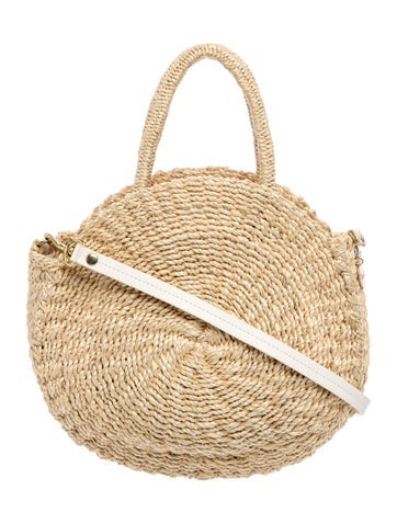 Straw Top Handle Bag