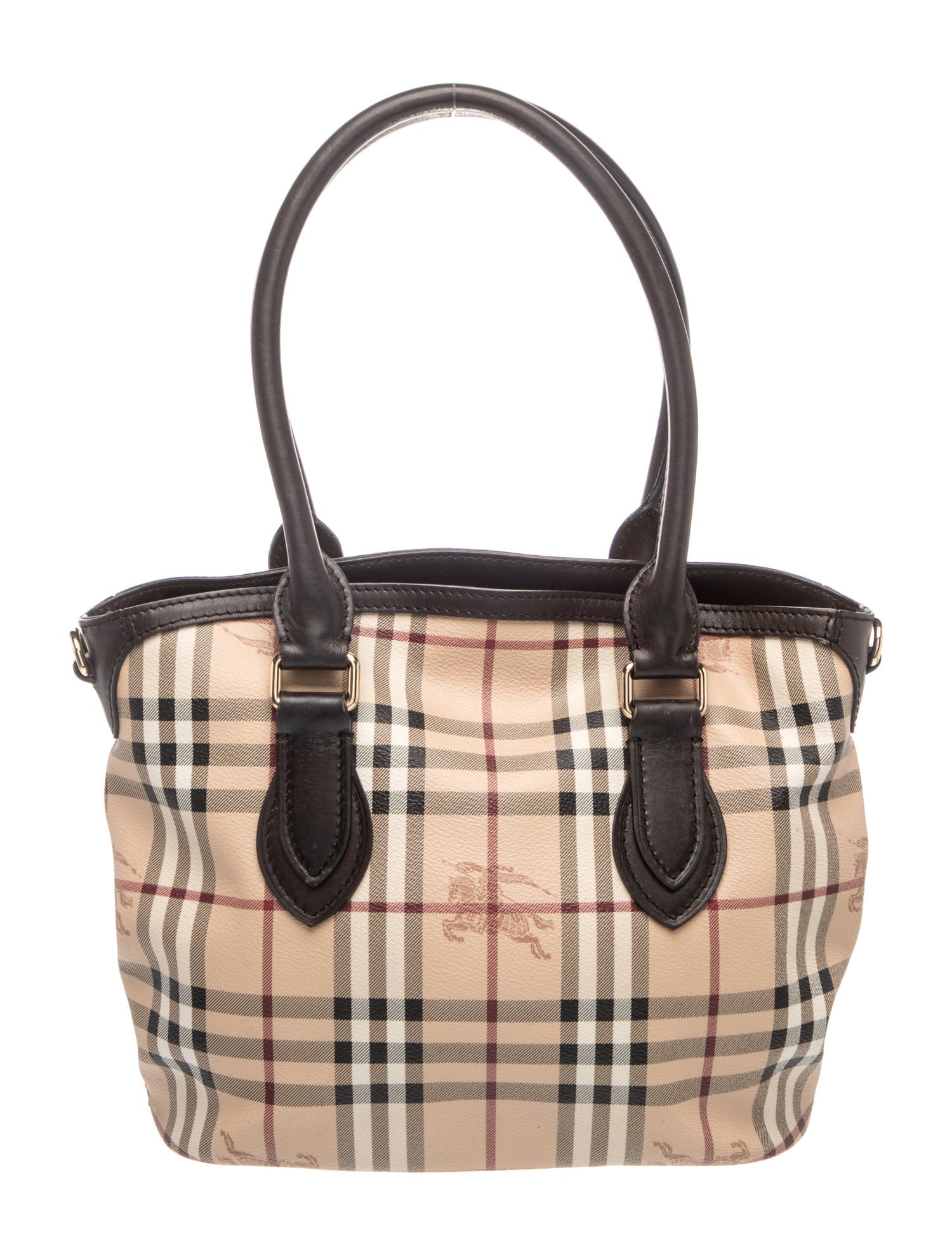 Haymarket Check Top Handle Bag