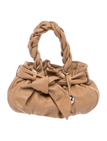 Leather Top Handle Bag