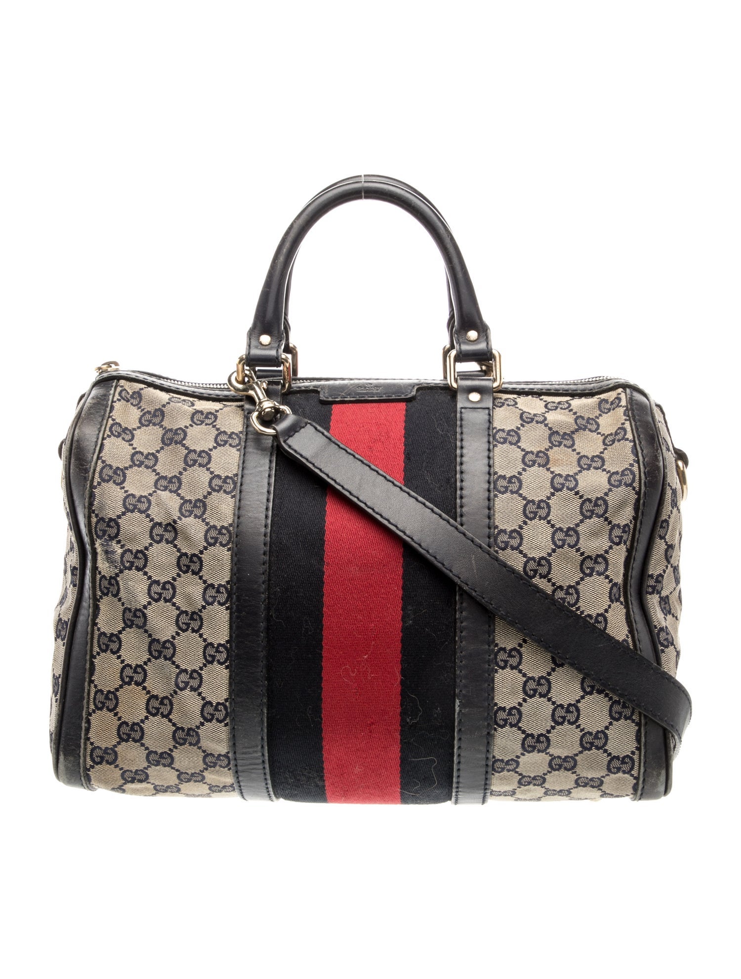 GG Canvas Top Handle Bag