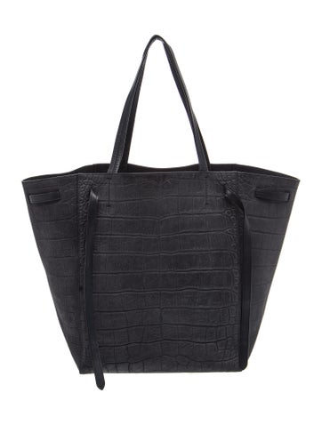 Leather Cabas Phantom Medium