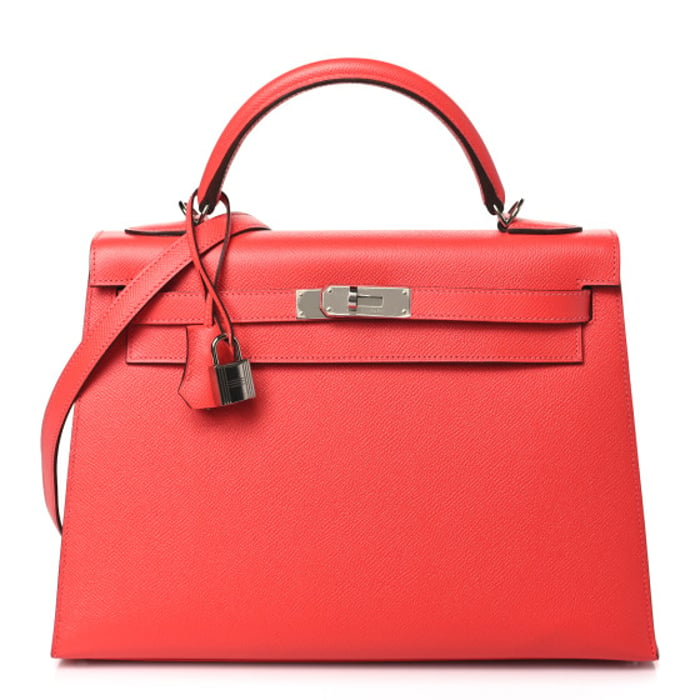 Hermes Epsom Kelly Sellier 32 Rose Jaipur