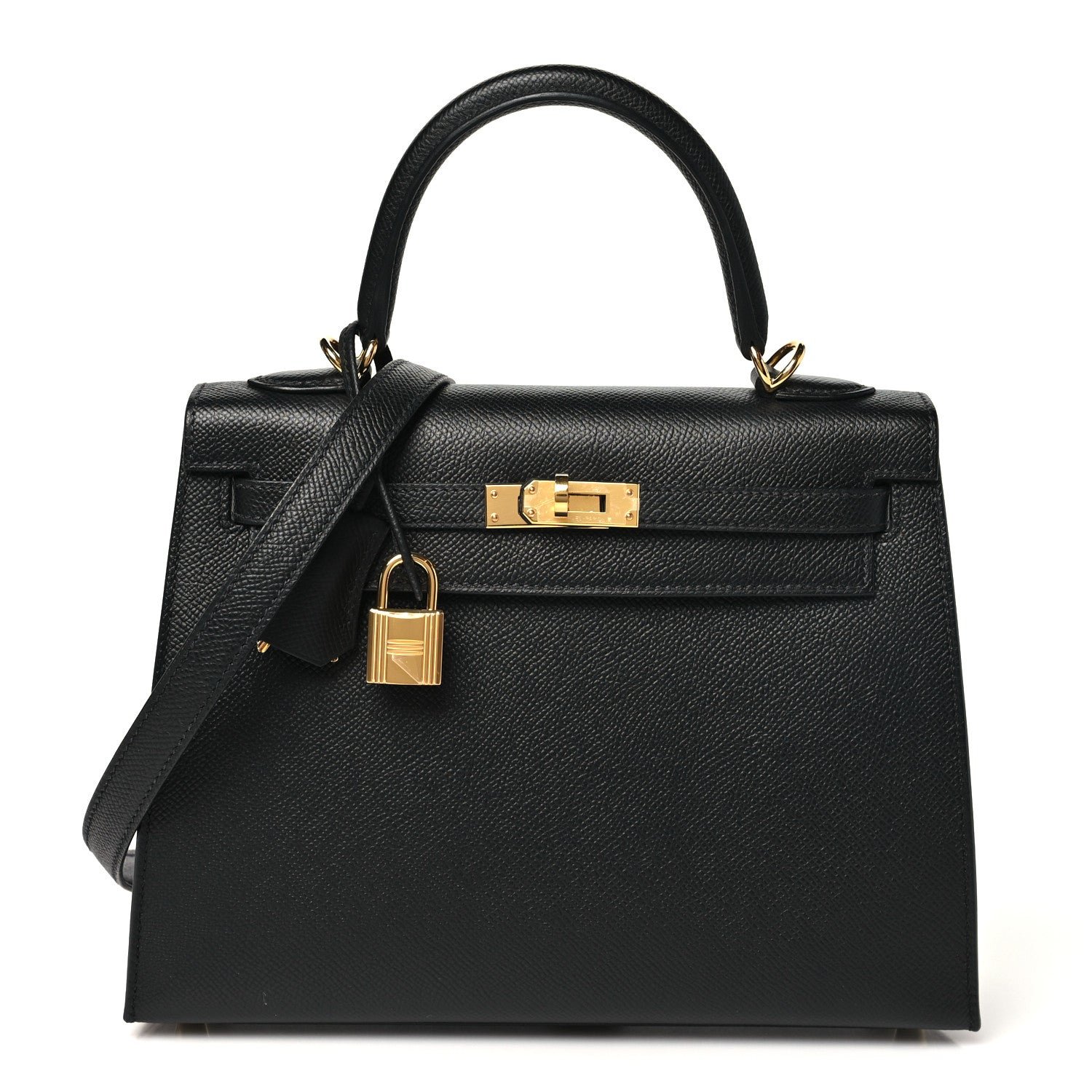 Hermes Epsom Kelly Sellier 25 Black