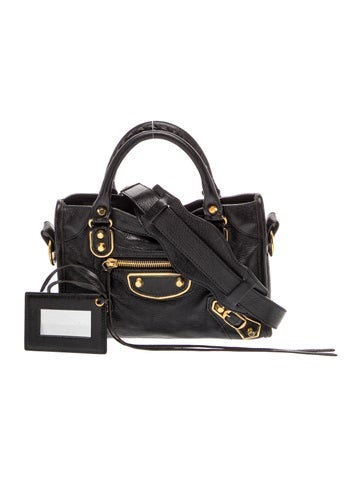 Leather Metallic Edge Mini City