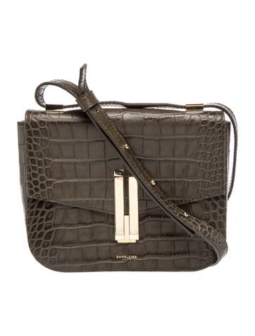 Embossed Leather Shoulder Bag