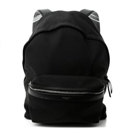 Saint Laurent Canvas Cit-E Backpack Black