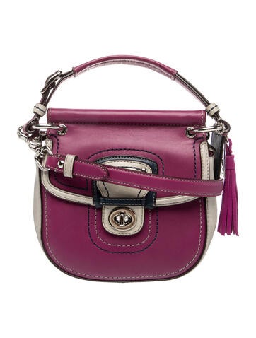 Coach Suede Shoulder Bag