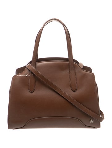 Loro Piana Leather Top Handle Bag