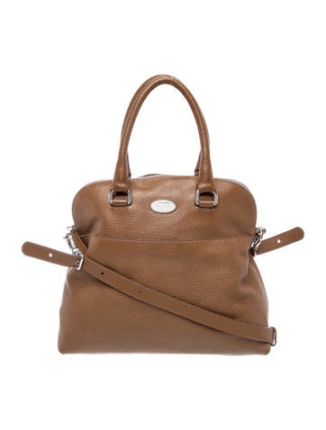 Leather Top Handle Bag