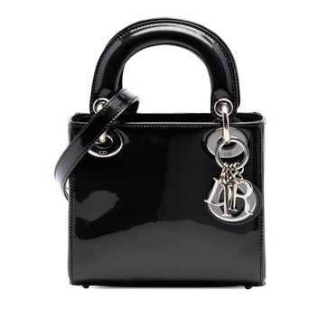 Patent Leather Mini Lady Dior
