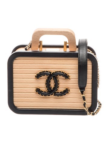 Small Beech Wood Vanity Case
