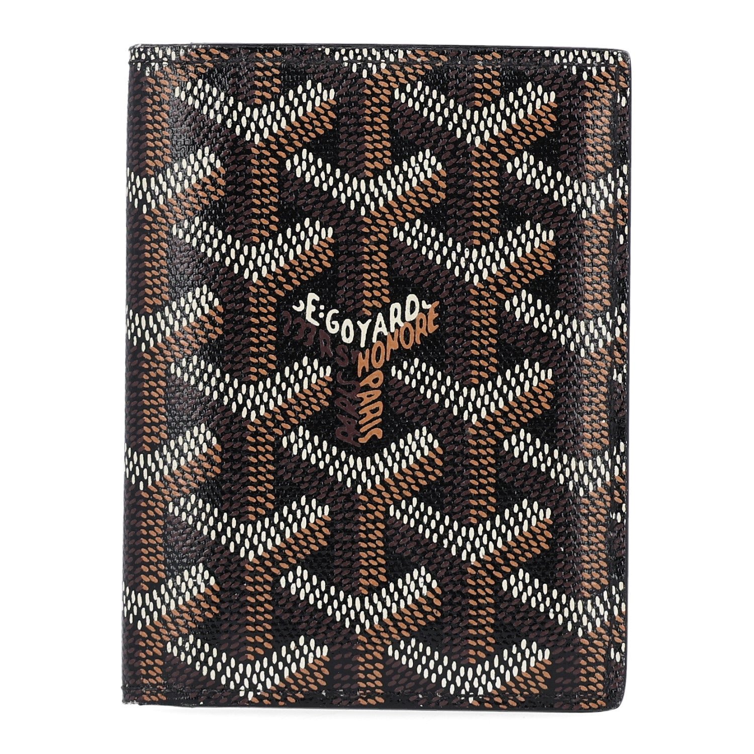 Goyard Goyardine Saint Marc Card Holder Black