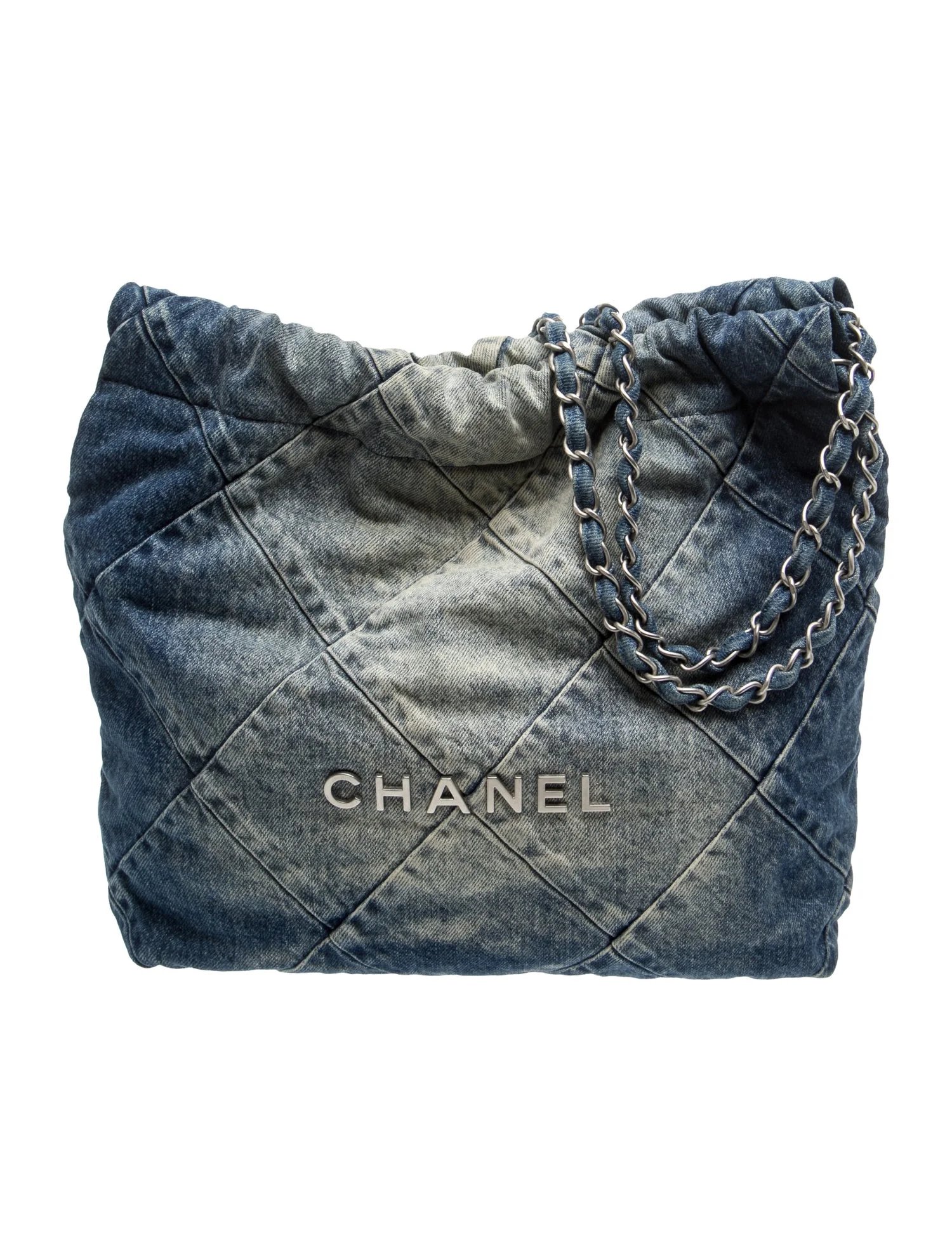 Small Denim 22 Hobo w/Pouch