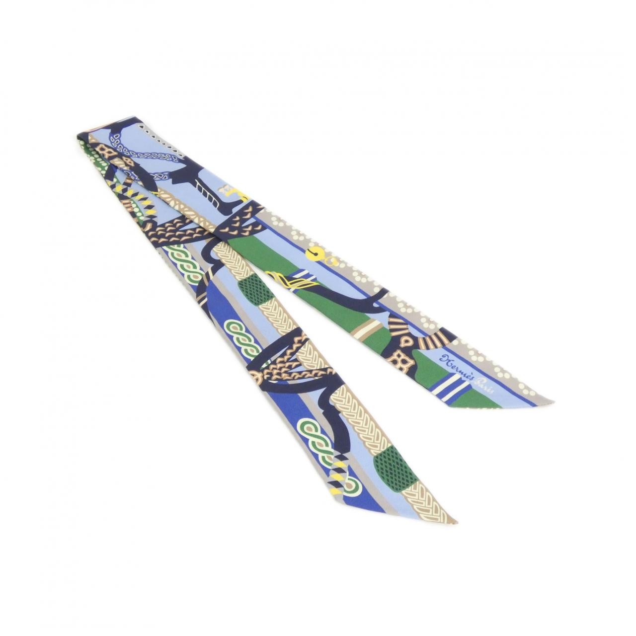 Hermes FANTAISIE D'ETRIERS Twilly 063921S Scarf
