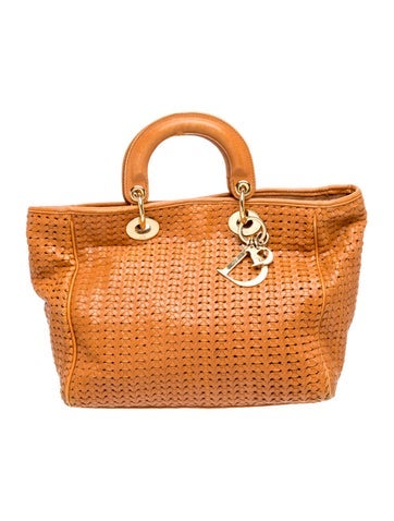 Leather Lady Dior Medium Vintage