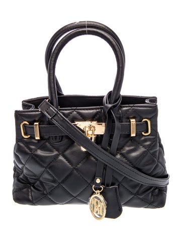 Leather Top Handle Bag