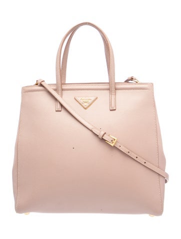 Saffiano Leather Top Handle Bag