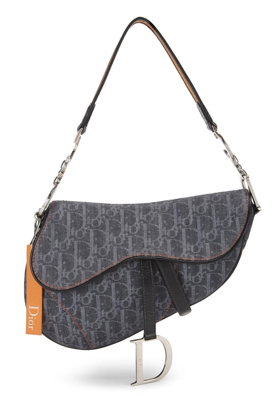 Blue Trotter Denim Remove Before Flight Saddle Bag