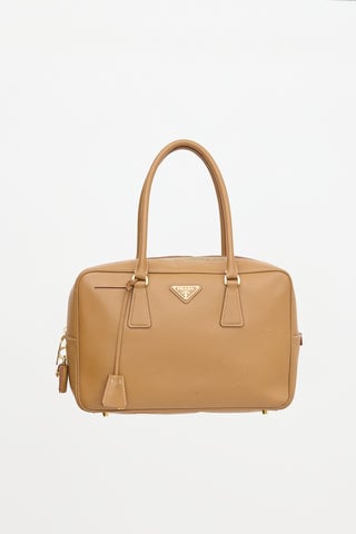 Saffiano Leather Bauletto Bag
