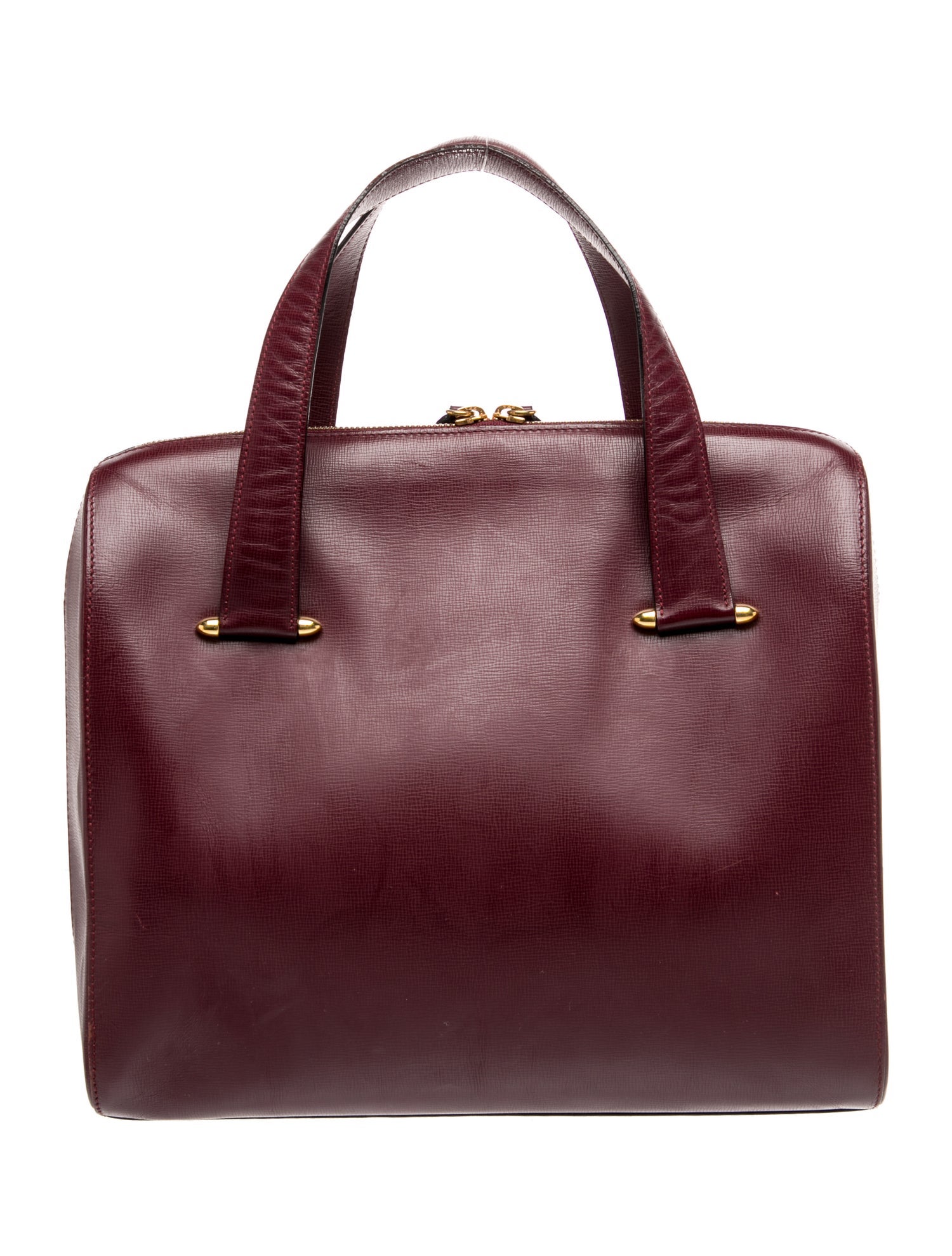 Leather Top Handle Bag