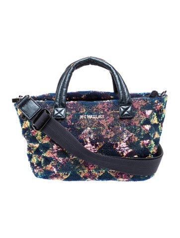 Sequins Top Handle Bag