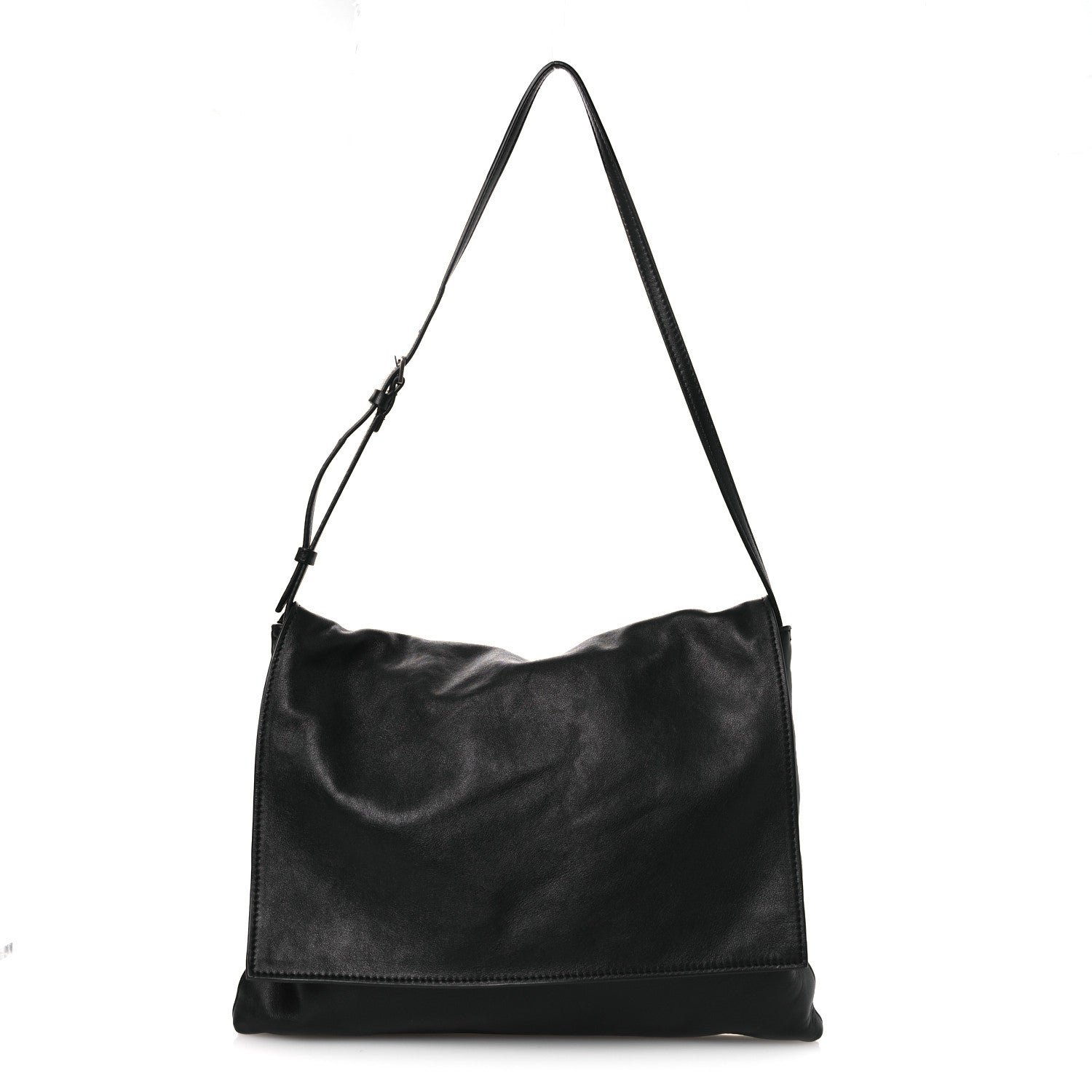 The Row The Row Nappa Nan Shoulder Bag Black