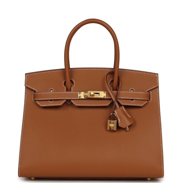 Hermes Hermes Birkin Sellier 30 Gold Epsom Gold Hardware