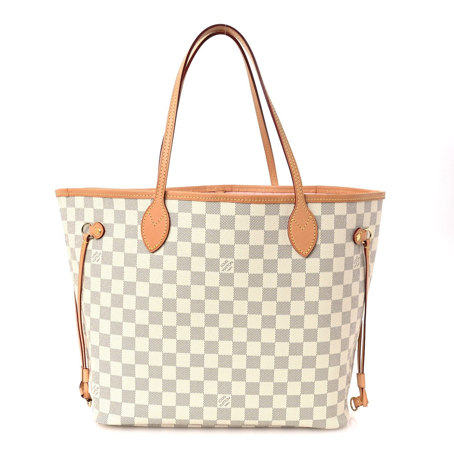 Louis Vuitton Damier Azur Neo Neverfull MM Rose Ballerine